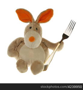 Hare with a fork