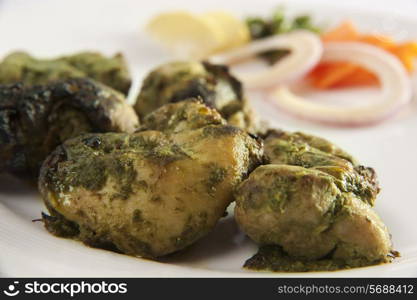 Hariyali chicken kebab