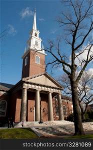 Harvard Memorial Church in Boston, Massachusetts, USA