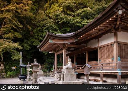 Hasedera Temple is located in the mountains and was founded in 6th century.