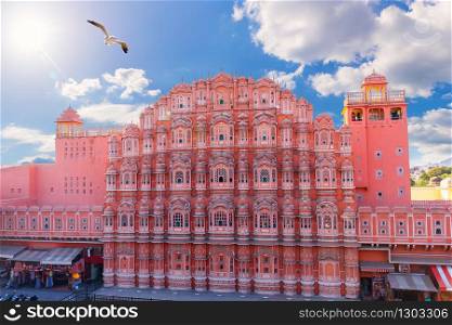 Hawa Mahal Palace in India, Pink City of Jaipur.. Hawa Mahal Palace in India, Pink City of Jaipur