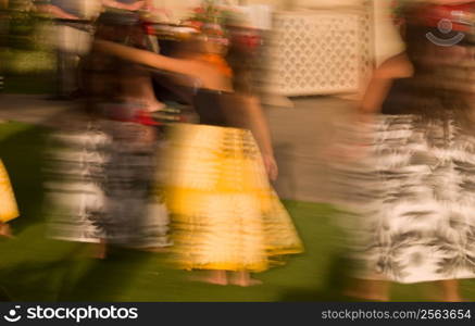 Hawaiians dancers