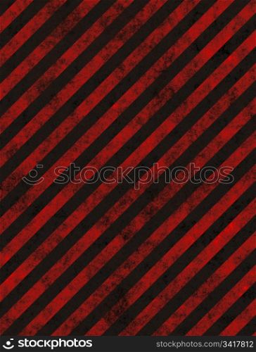 hazard background. grungy red striped hazard background like on roads