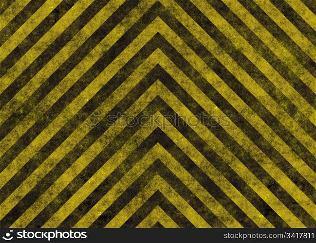 hazard background. grungy yellow striped hazard background like on roads
