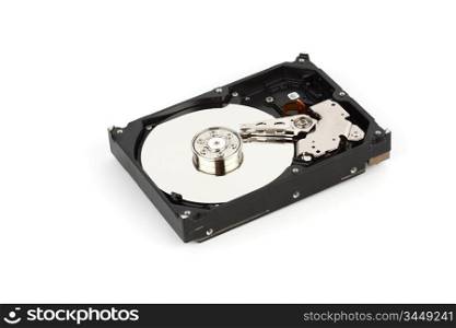 hdd isolated on white background