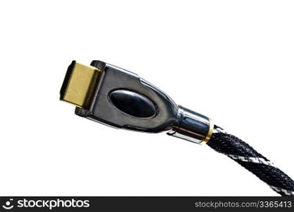 HDMI cable isolated on white background