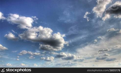 HDR time lapse of clouds
