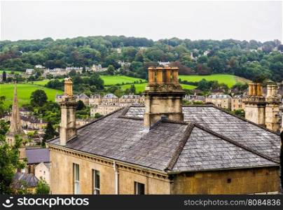 HDR View of the city of Bath. HDR View of the city of Bath, UK