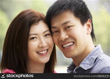 Head And Shoulders Portrait Of Young Chinese Couple