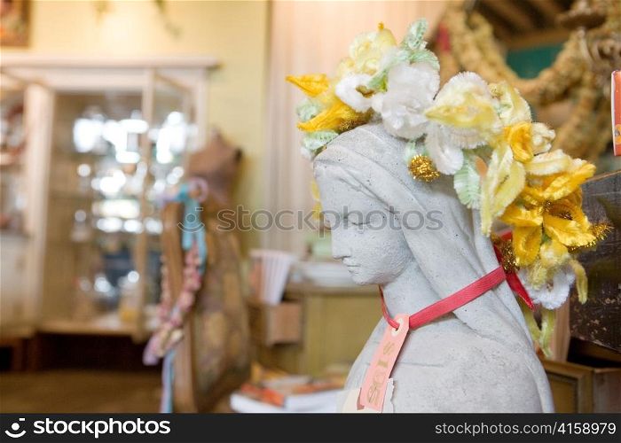 Head of Madonna with Price Tag