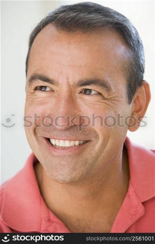 Head shot of man smiling
