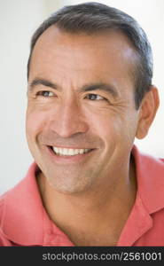 Head shot of man smiling