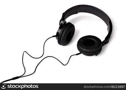 Headphones. Headphones om a white background