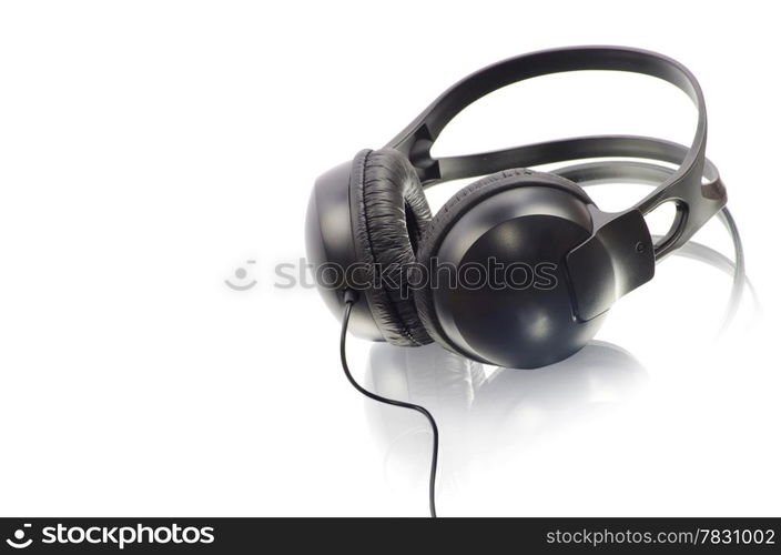 headphones isolated on white