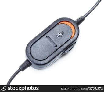 headphones volume control, isolated on white background