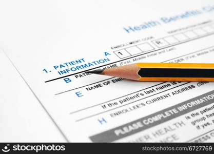 Health claim form