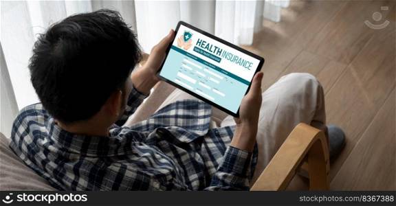 Health insurance web site modish registration system for easy form filling. Health insurance web site modish registration system