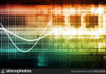 Health Science as a Concept for Medical Info. Colorful Squares Background