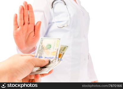 health worker does not take a bribe