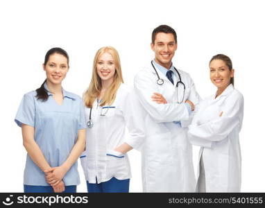 healthcare and medical - young team or group of doctors