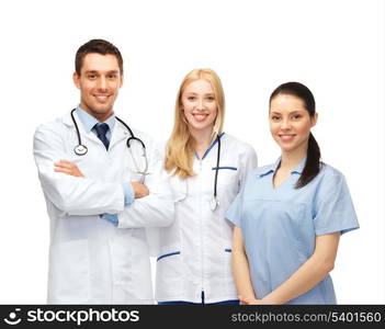 healthcare and medical - young team or group of doctors