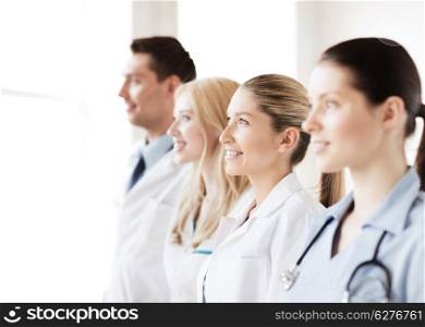 healthcare and medical - young team or group of doctors
