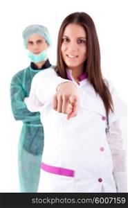 Healthcare team - nurse and medic