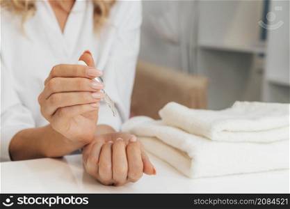 healthy beautiful manicure towels