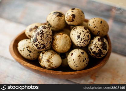 healthy fresh organic quail eggs