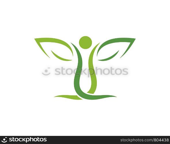 Healthy Life people medical Logo template vector