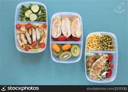 healthy meal food assortment