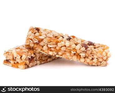 Healthy munchies isolated on white background