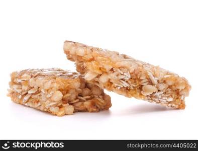 Healthy munchies isolated on white background