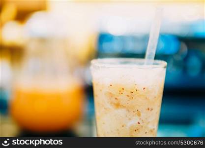 Healthy Orange Fruit Shake Juice