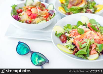 Healthy, summer lunch, organic and vegetarian meal