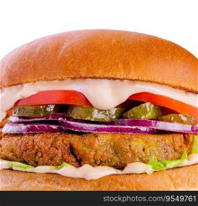 Healthy Vegan Vegetarian Meat Free Burger