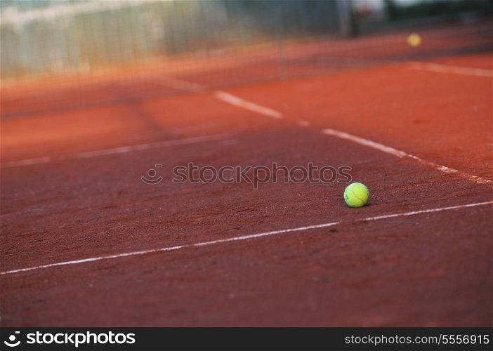 healthy young man play tennis with friend outdoor