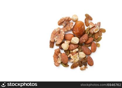 heap of walnuts and grain