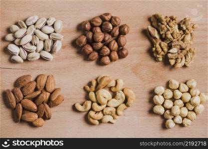heaps various nuts