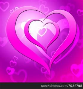 Heart Background Meaning Valentine Day And Romantic