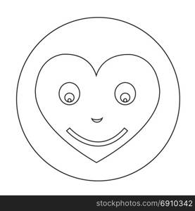 Heart Face Emotion Icon