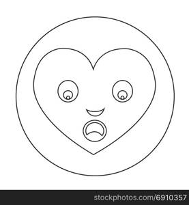 Heart Face Emotion Icon