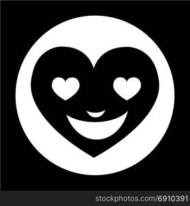 Heart Face Emotion Icon