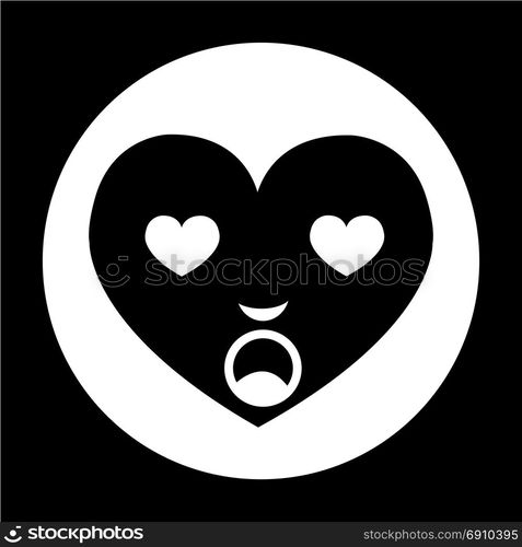 Heart Face Emotion Icon