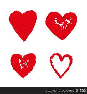 heart hand draw icon