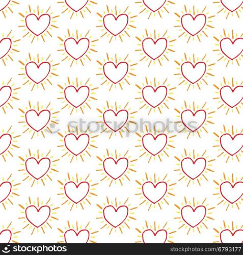 heart icon background illustration design
