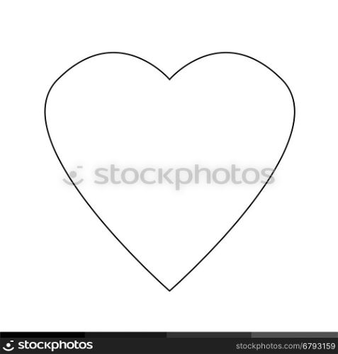 Heart icon illustration design