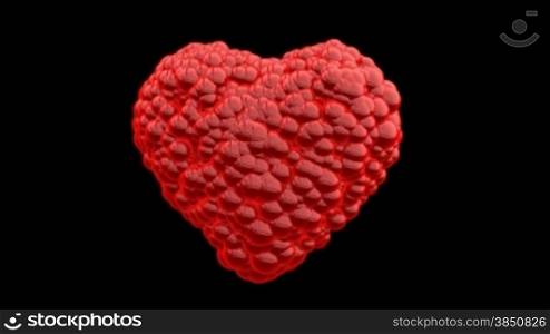 Heart of Red Balls exploding, Alpha