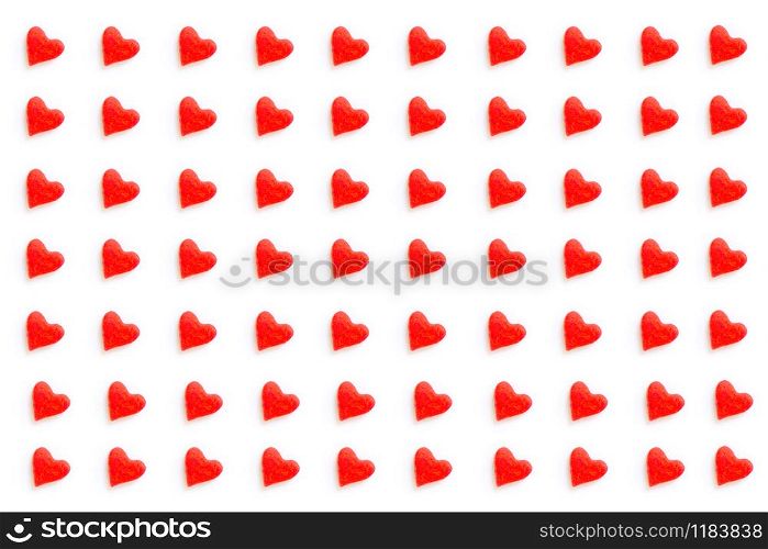 Heart pattern on white blackground ,Valentines day pattern background,background love wedding concept