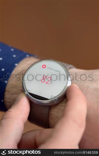 Heart Rate Monitor on smart watch
